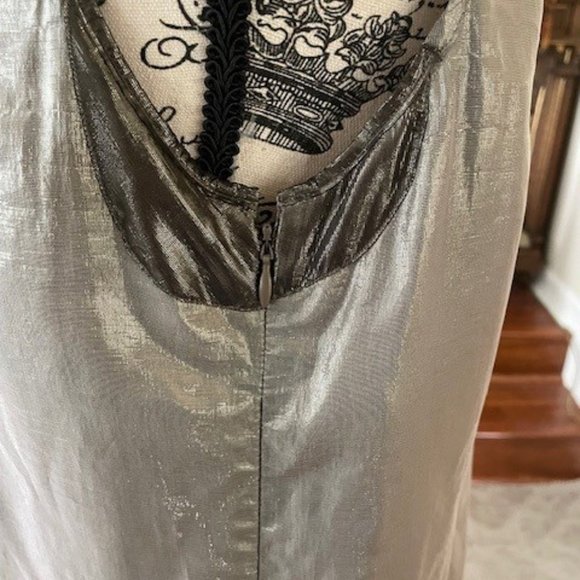 Burberry Runway Silk Metallic Mini Dress - Picture 7 of 9